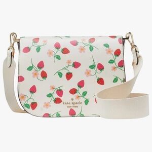 Kate Spade Madison Strawberry Vine Saddle Bag